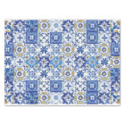 Mediterranean Mosaic Tiles Blue Decoupage Craft