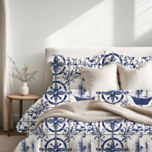 Mediterranean Nautical Tile Pattern