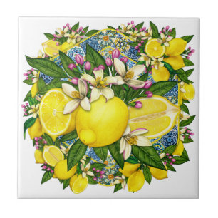 Mediterranean Pattern Color 6 Ceramic Tile