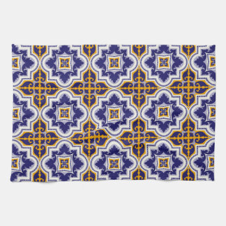 Mediterranean Pattern Kitchen Tea Towel
