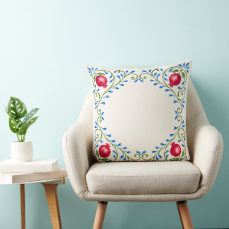 Mediterranean Pomegranate Design Cushion