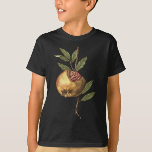 Mediterranean Pomegranate Fruit And Seeds Vector A T-Shirt