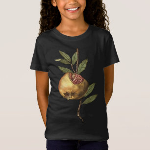 Mediterranean Pomegranate Fruit And Seeds Vector A T-Shirt