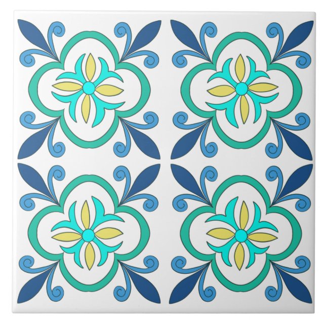 Mediterranean,Portuguese tiles  (Front)