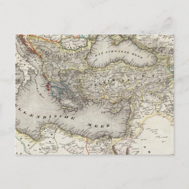 Mediterranean Region Postcard (Front)