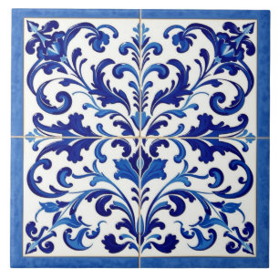 mediterranean scrollwork tile