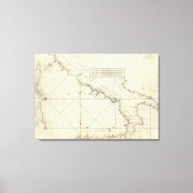 Mediterranean Sea 3 Canvas Print (Front)