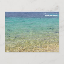 Mediterranean sea, Croatia. Postcard 