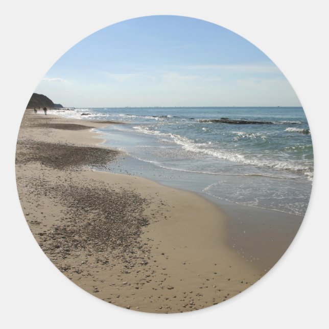 Mediterranean Sea, Israel Classic Round Sticker (Front)