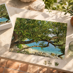 Mediterranean Sea Olive Tree Jigsaw Puzzle