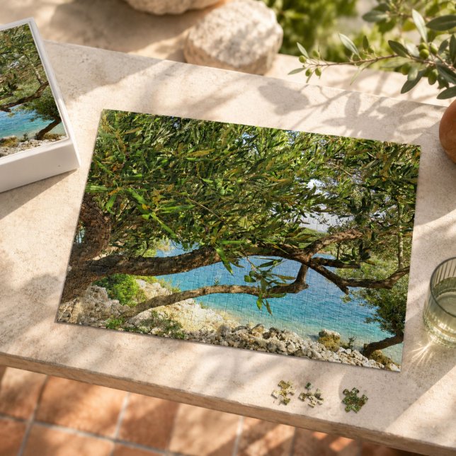Mediterranean Sea Olive Tree Jigsaw Puzzle (Creator Uploaded)
