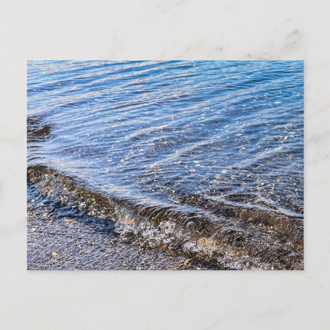 Mediterranean Sea Waves  Postcard (Front)