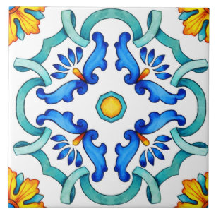 Mediterranean Style Ceramic Tile. Tile
