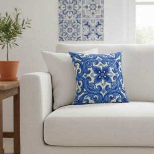 Mediterranean Style Cushion - Boho Home Decor
