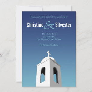 Mediterranean Summer, 5x7 save the date