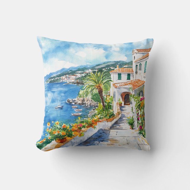Mediterranean Summer Cushion (Front)