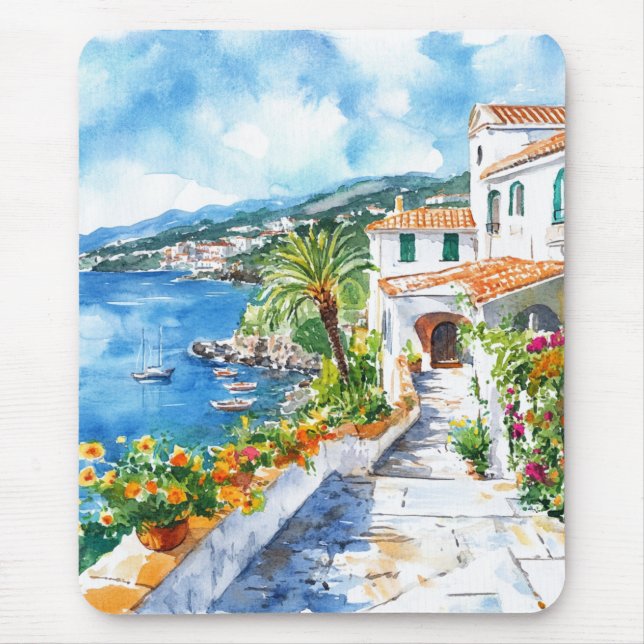 Mediterranean Summer Mouse Mat (Front)