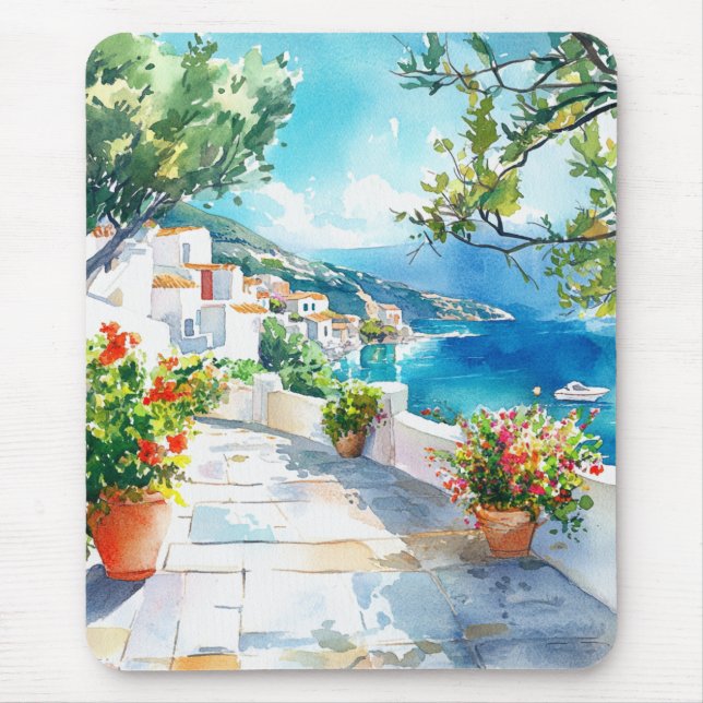 Mediterranean Summer Mouse Mat (Front)