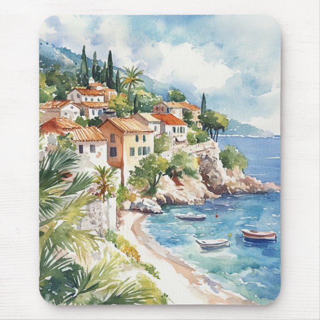 Mediterranean Summer Mouse Mat (Front)