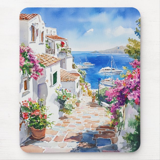 Mediterranean Summer Mouse Mat (Front)