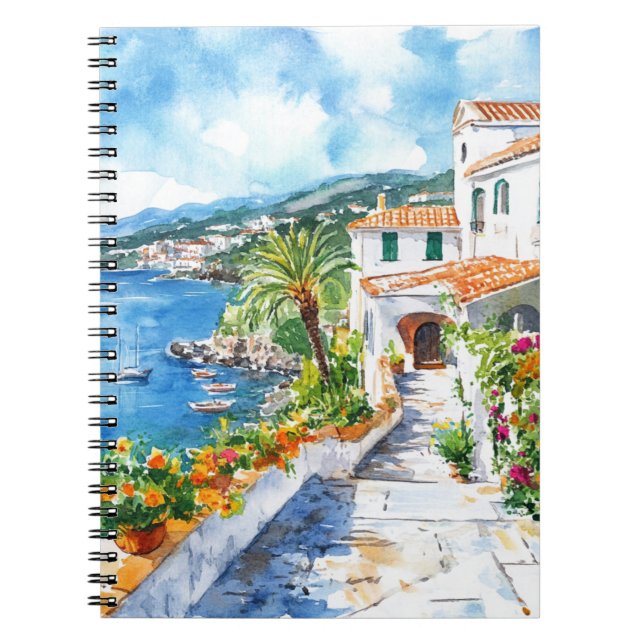 Mediterranean Summer Notebook (Front)