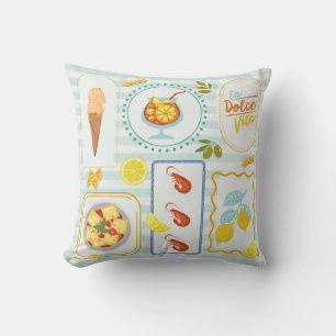 Mediterranean Summer Vibes Cushion
