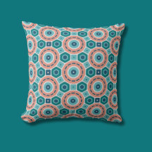 Mediterranean Summer Vibes Geometric Pattern