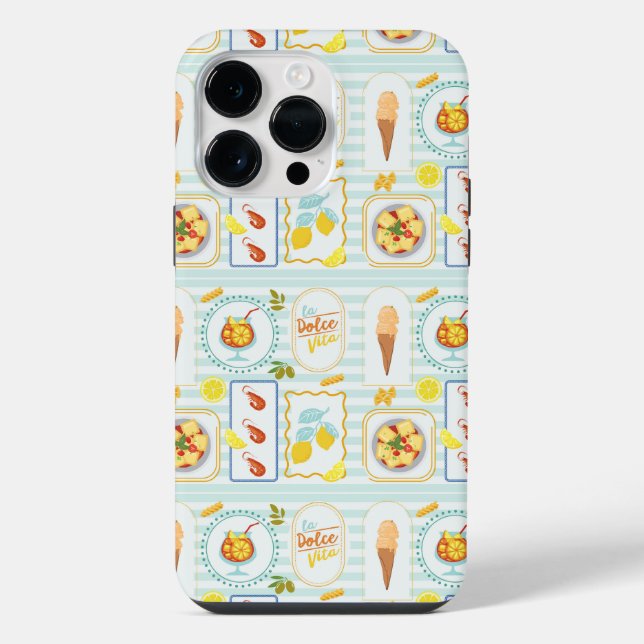 Mediterranean Summer Vibes iPhone Case (Back)