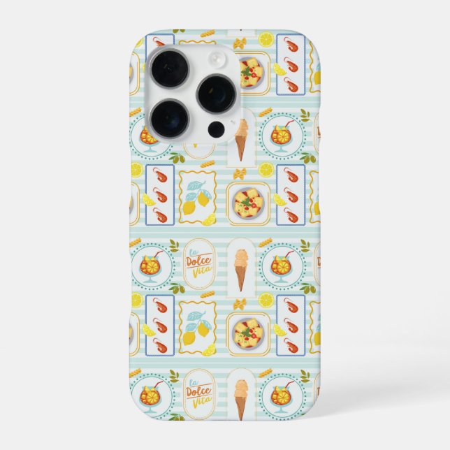 Mediterranean Summer Vibes iPhone Case (Back)