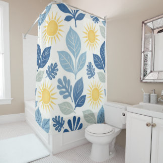 Mediterranean Sun Shower Curtain