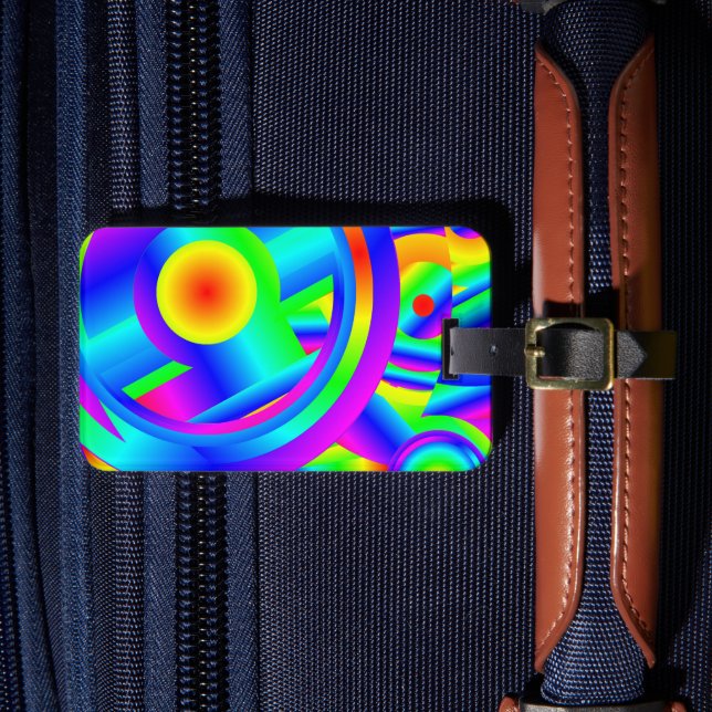 Mediterranean Sunrise Luggage Tag (Front Insitu 4)