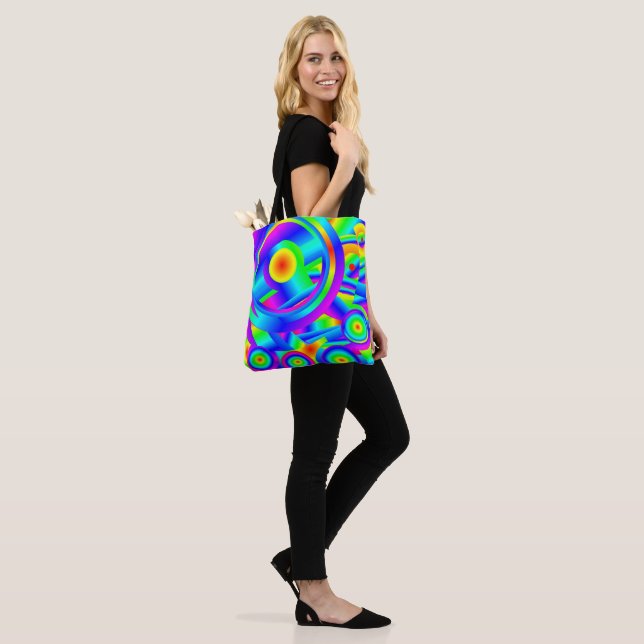 Mediterranean Sunrise Tote Bag (On Model)
