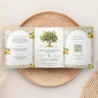 Mediterranean Tile Lemon Tree All in One Wedding