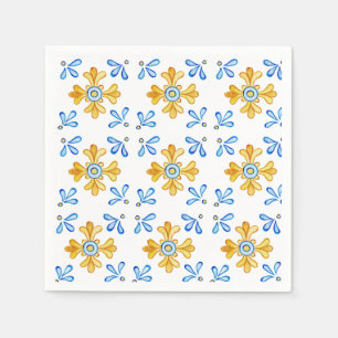 Mediterranean Tile Napkins