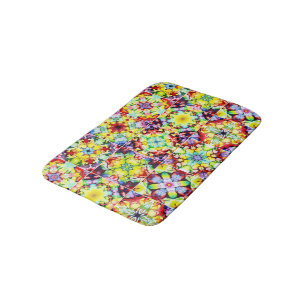 Mediterranean Tiles, Alcohol Ink Tiles, Majolica Bath Mat