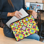 Mediterranean Tiles, Alcohol Ink Tiles, Majolica Laptop Sleeve<br><div class="desc">Elegant,  stylish and sophisticated pattern with Mediterranean tiles in alcohol ink colours. Modern and trendy gift,  perfect for the Majolica lover in your life.</div>