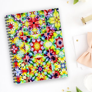 Mediterranean Tiles, Alcohol Ink Tiles, Majolica Planner
