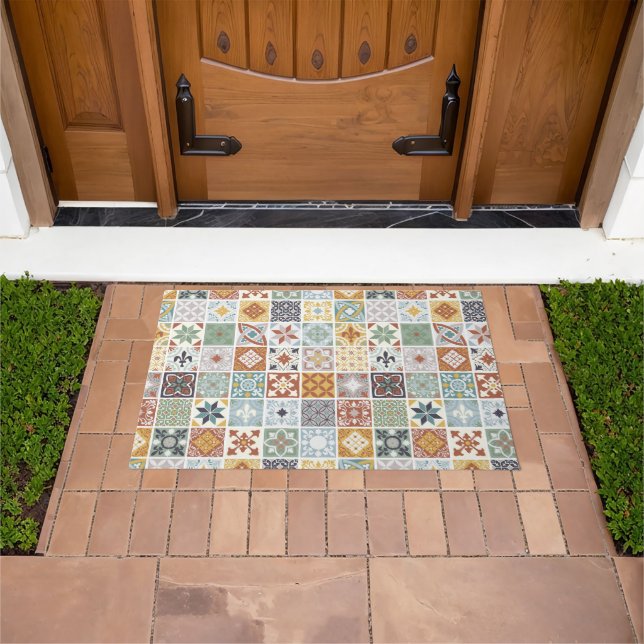 Mediterranean Tiles Doormat (Outdoor)