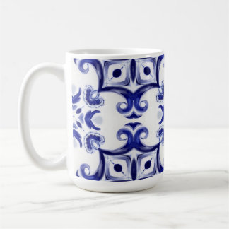 Mediterranean tiles,majolica,Sicilian, Coffee Mug