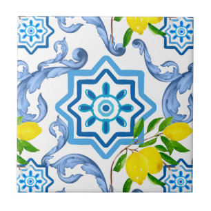 Mediterranean tiles,majolica, Sicilian style Tile
