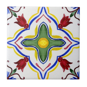 Mediterranean tiles,majolica, Sicilian style Tile