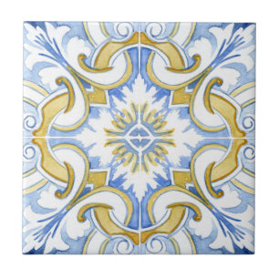 Mediterranean tiles, majolica,Sicilian style Tile