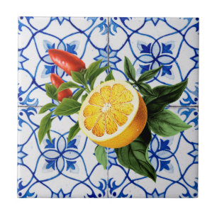Mediterranean tiles, majolica,Sicilian style Tile