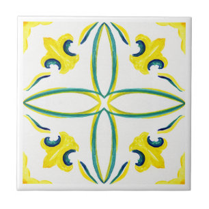 Mediterranean tiles,majolica, Sicilian style Tile
