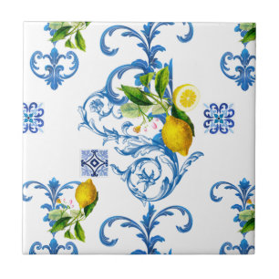 Mediterranean tiles, majolica,Sicilian style Tile