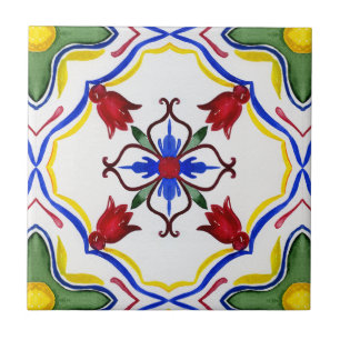 Mediterranean tiles,majolica, Sicilian style Tile