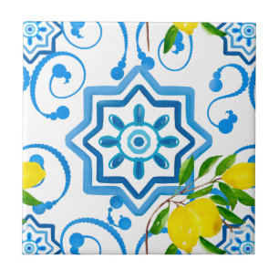 Mediterranean tiles,majolica, Sicilian style Tile