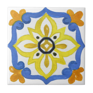 Mediterranean tiles, majolica,Sicilian style Tile