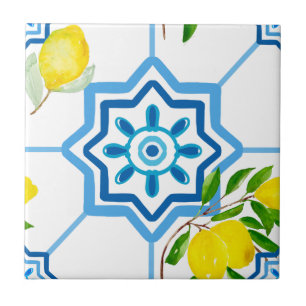 Mediterranean tiles,majolica, Sicilian style Tile