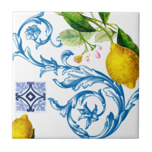 Mediterranean tiles, majolica,Sicilian style Tile